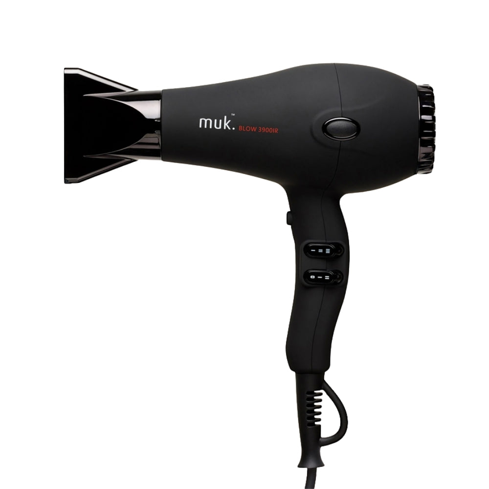 Muk Hair - Blow Hair Dryer Matte Black – front of pack