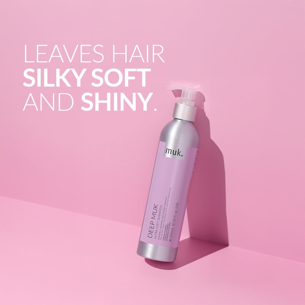 Muk Hair - Deep Ultra Soft Shampoo, Conditioner & 1 Minute Treatment Trio Bundle – Muk Hair Deep Ultra Soft Shampoo 300ml (detail)