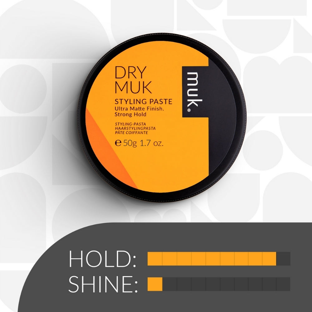 Muk Hair - Dry Styling Paste 95g – styling result