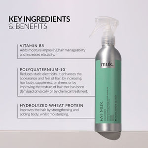 Muk Hair - Fat Volumiser 250ml – benefits