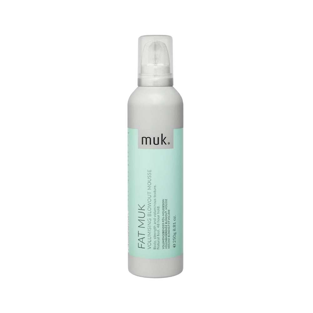 Muk Hair - Fat Volumising Blowout Mousse 250g – front of pack