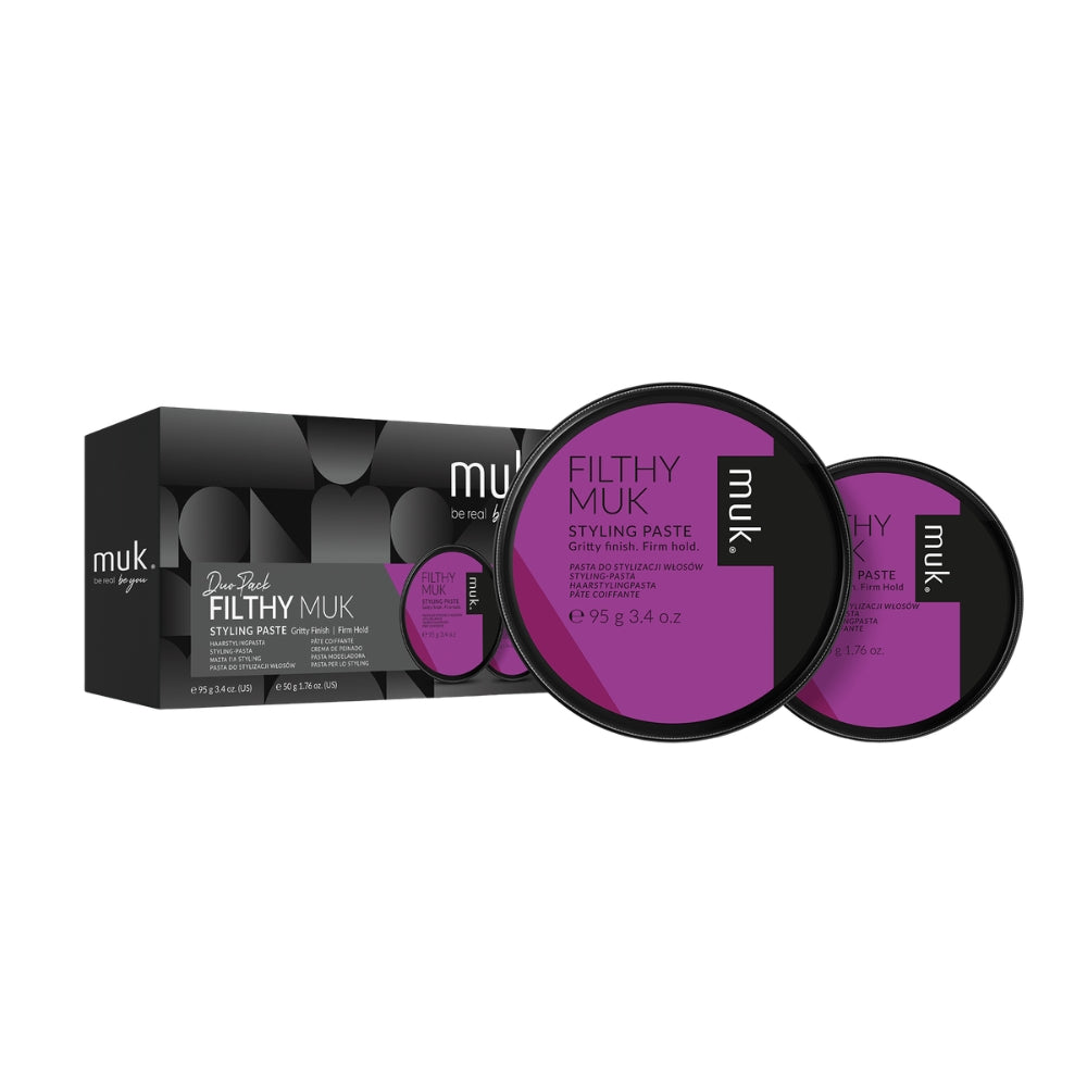 Muk Hair - Filthy Styling Paste Duo – front of pack