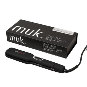 Muk Hair - Hair Straightener Wide Plate Style Stick – front of pack