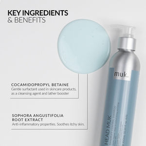 Muk Hair - Head Dandruff Shampoo 300ml – benefits