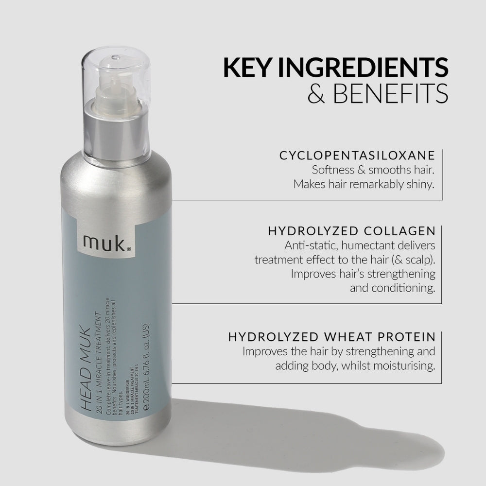 Muk Hair - Head 20 in 1 Miracle Treatment 200ml – product view 4