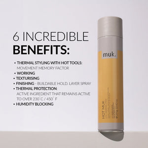Muk Hair - Hot 6 in 1 Working Spray 295g – product view 2
