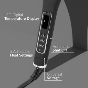 Muk Hair - Hot Paddle Hair Straightener Brush – technology