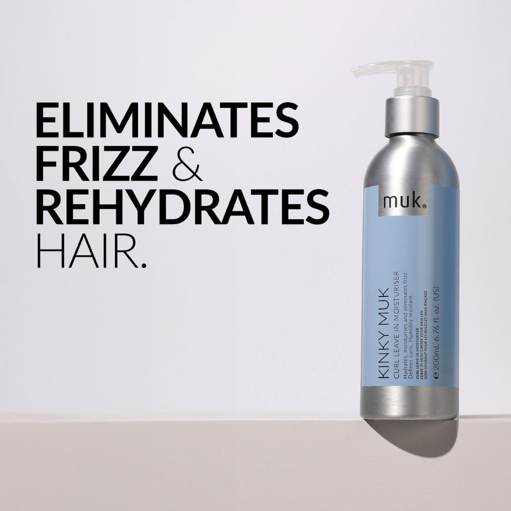 Muk Hair - Kinky Leave In Moisturiser 200ml – product view 2