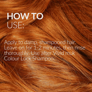 Muk Hair - Vivid Colour Lock Conditioner 300ml – texture