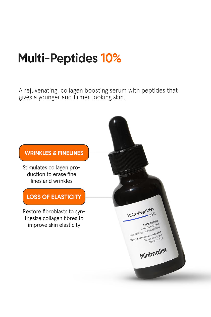 Minimilist - Multi-Peptides 10% Face Serum 30ml - Zilion