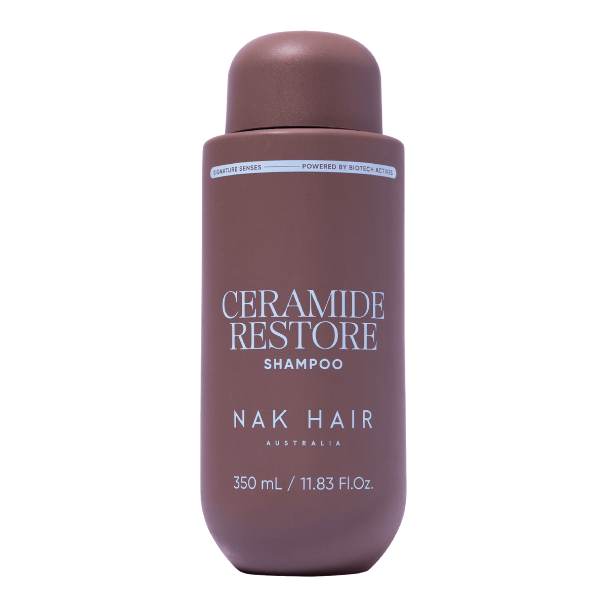 Nak Hair - Signature Ceramide Restore Shampoo 350ml – front of bottle