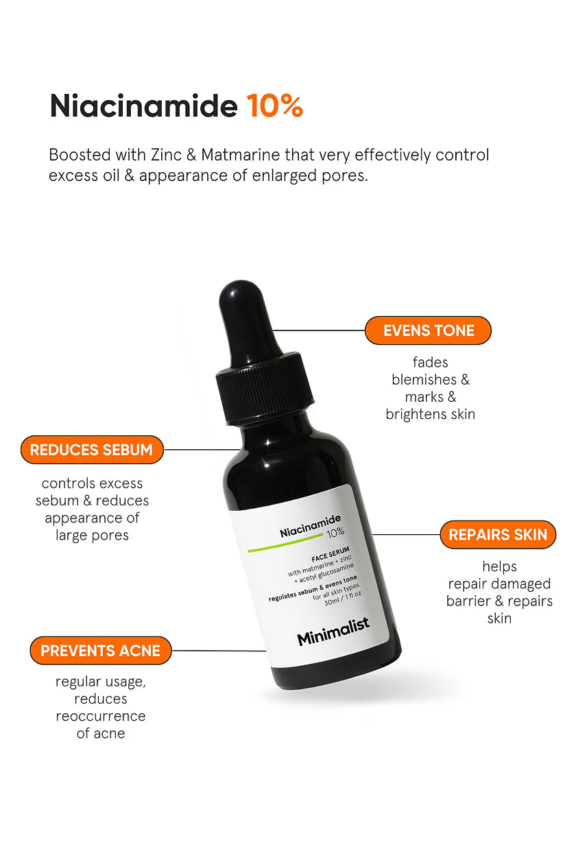 Minimilist - Niacinamide 10% Face Serum 60ml - Zilion