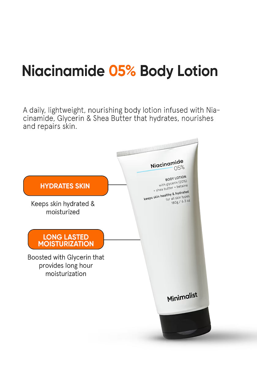 Minimilist - Niacinamide 5% Body Lotion 180g - Zilion
