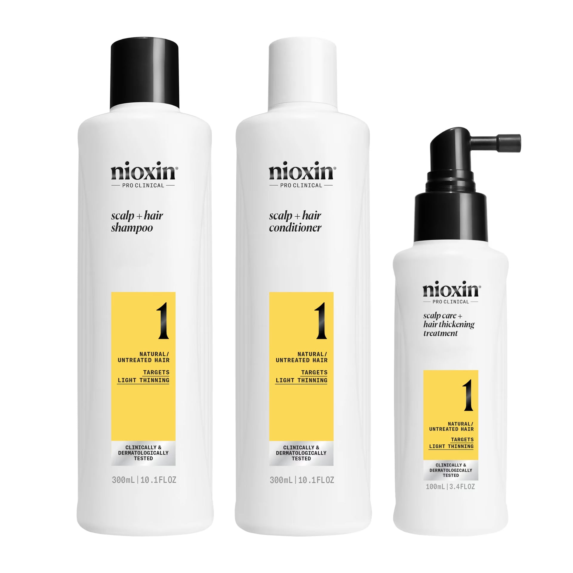 Nioxin Professional Scalp + Hair Thickening System 1 Full Size Kit