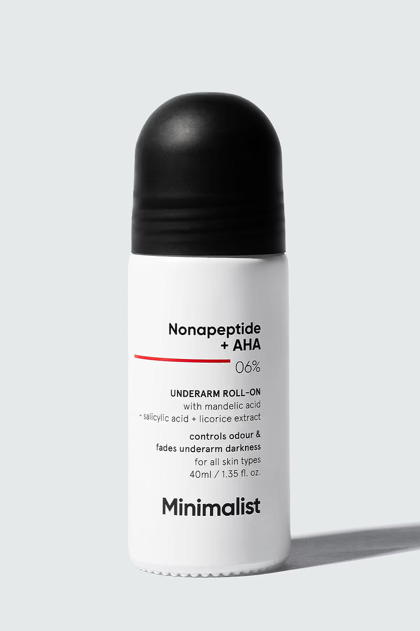 Minimilist - Nonapeptide + AHA 6% Underarm Roll-On 40ml - Zilion
