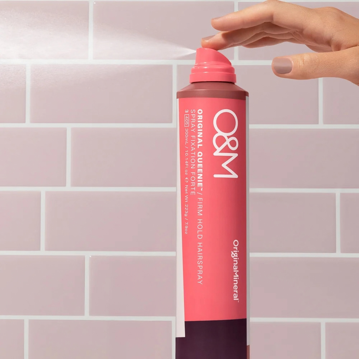 O&M - Queenie Firm Hold Hairspray 300ml – product information