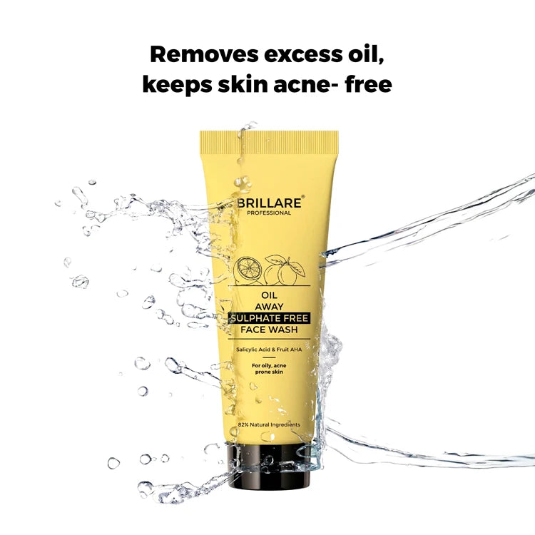 Brillare - Mini Oil Away Face Wash For Oily, Acne Prone Skin 20ml