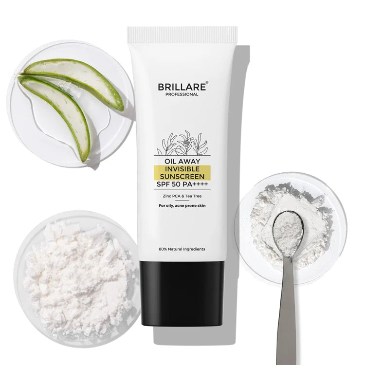 Brillare - Oil Away Invisible Sunscreen With SPF50 50g