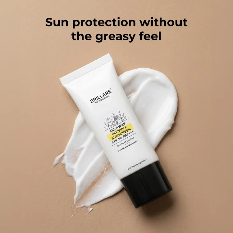 Brillare - Oil Away Invisible Sunscreen With SPF50 50g