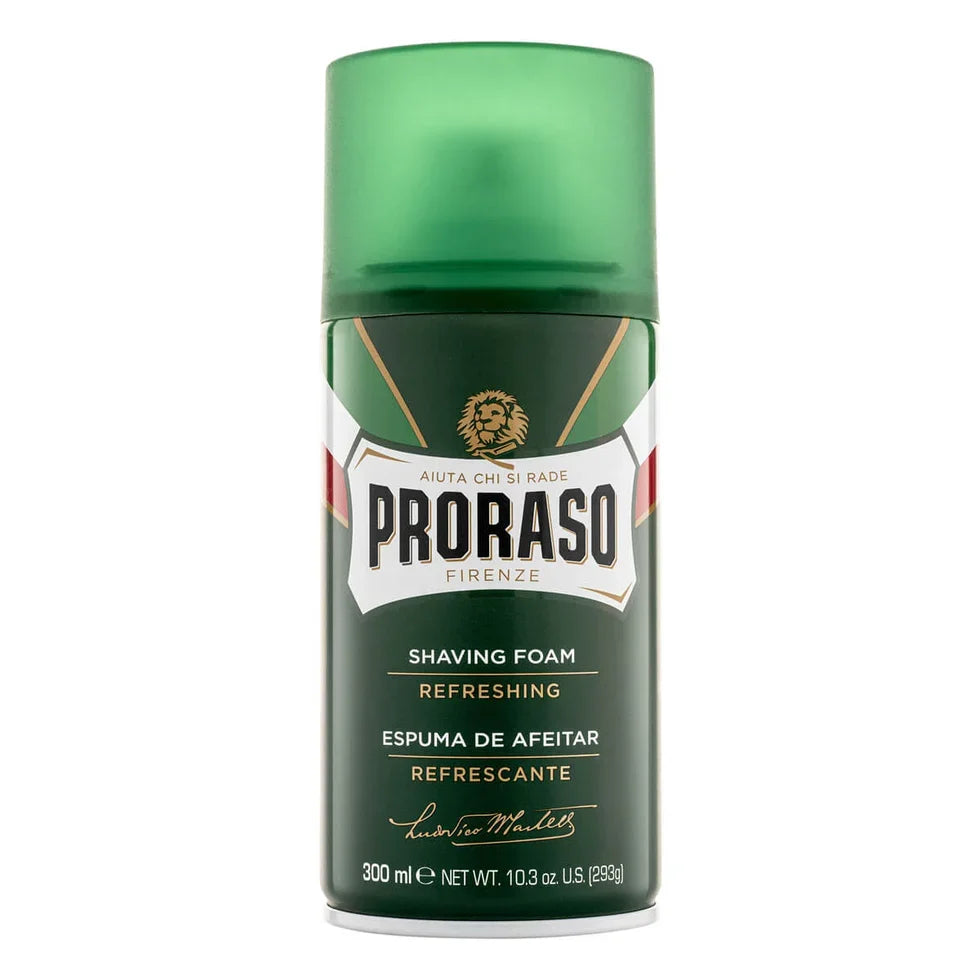 Proraso - Refreshing Shaving Foam Green – Twin Pack (2 x 300ml) – Proraso - Refreshing Shaving Foam Green 300ml