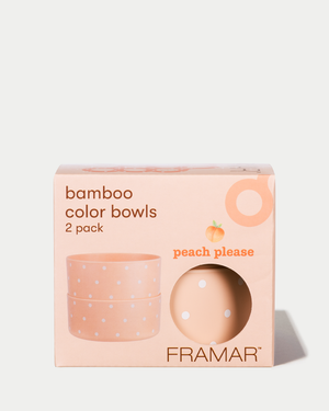 Framar Peach Please bamboo bowls packaging
