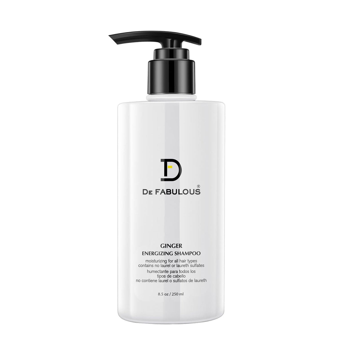 De Fabulous - Ginger Energizing Shampoo, Conditioner & Treatment Trio Bundle – De Fabulous Ginger Energizing Shampoo 250ml