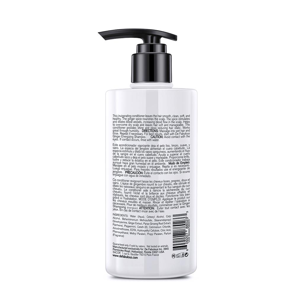 De Fabulous - Ginger Energizing Shampoo & Conditioner Duo Bundle – De Fabulous Ginger Energizing Conditioner 250ml (detail)