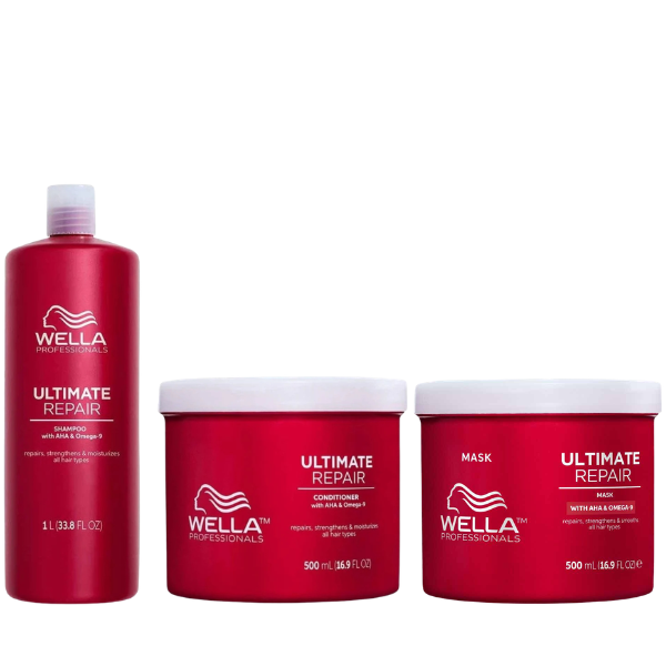 Wella Professionals - Ultimate Repair Shampoo, Conditioner & Mask Trio Bundle