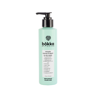 Bokka Botanika Miracle Rescue & Repair All-in-One Leave-In Treatment 177ml – front of bottle