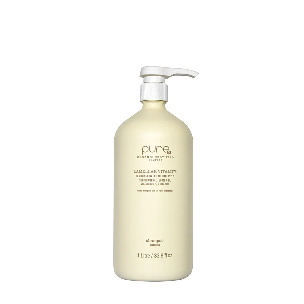 Pure Organic - Lamellar Vitality Shampoo & Conditioner Duo 1000ml Bundle – Pure Organic Lamellar Vitality Shampoo 1000ml