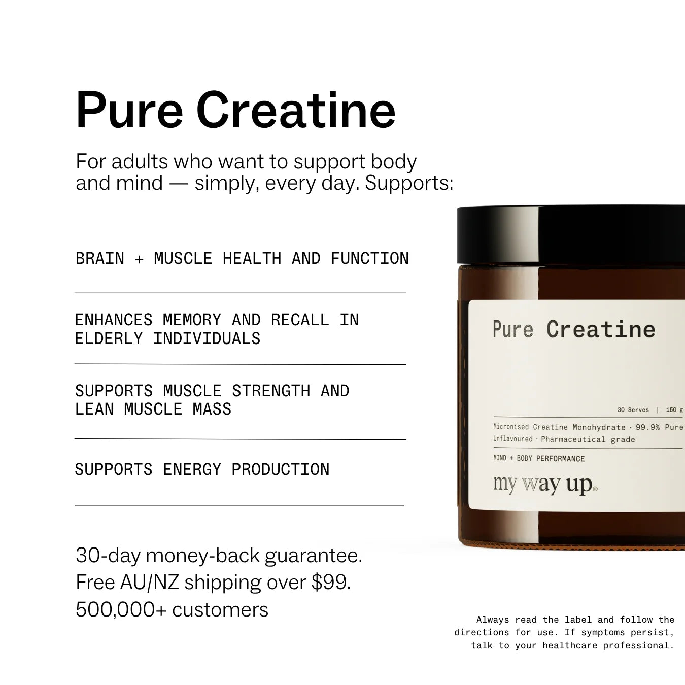 My Way Up - Pure Creatine 150g