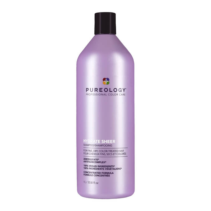 Pureology - Hydrate Sheer Shampoo & Conditioner Duo 1000ml Bundle – Pureology Hydrate Sheer Shampoo 1000ml