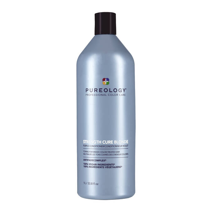 Pureology - Strength Cure Best Blonde Shampoo & Conditioner Duo 1000ml Bundle – Pureology Strength Cure Best Blonde Conditioner 1000ml