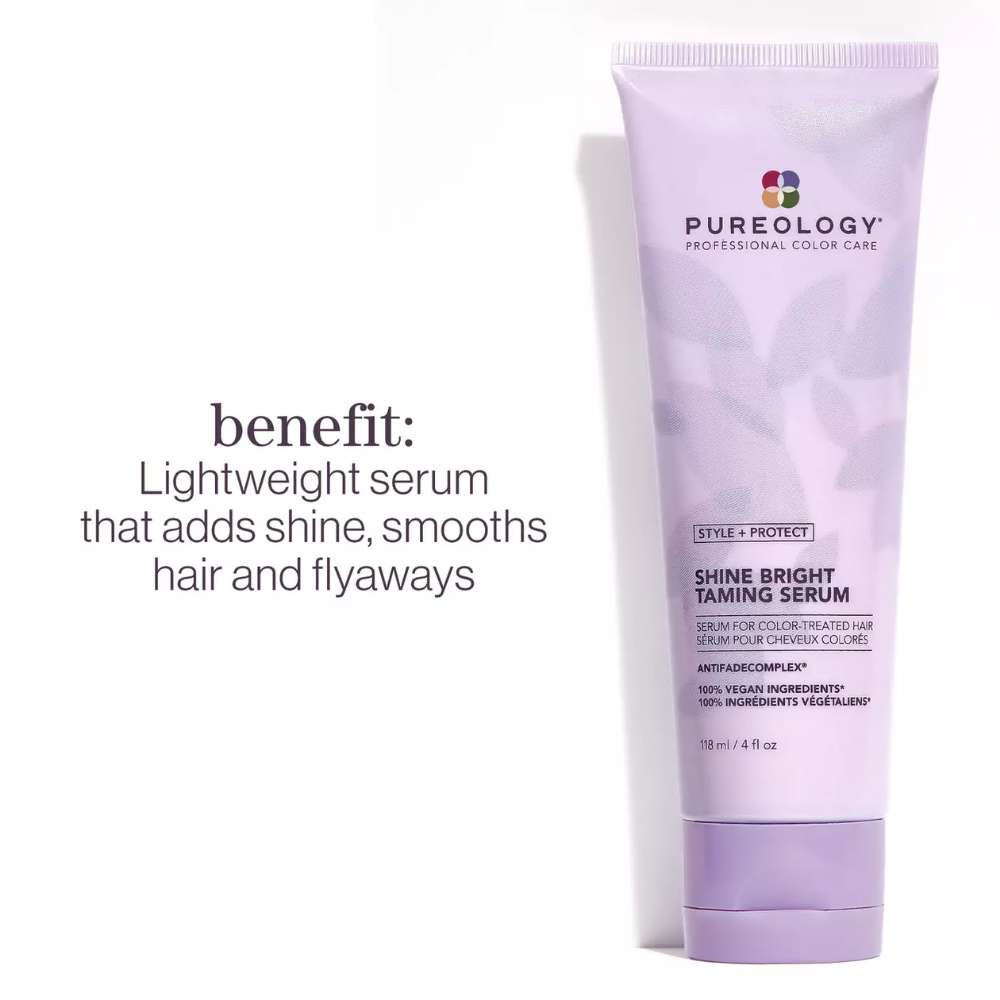Pureology - Style + Protect Shine Bright Taming Serum 118ml – benefits