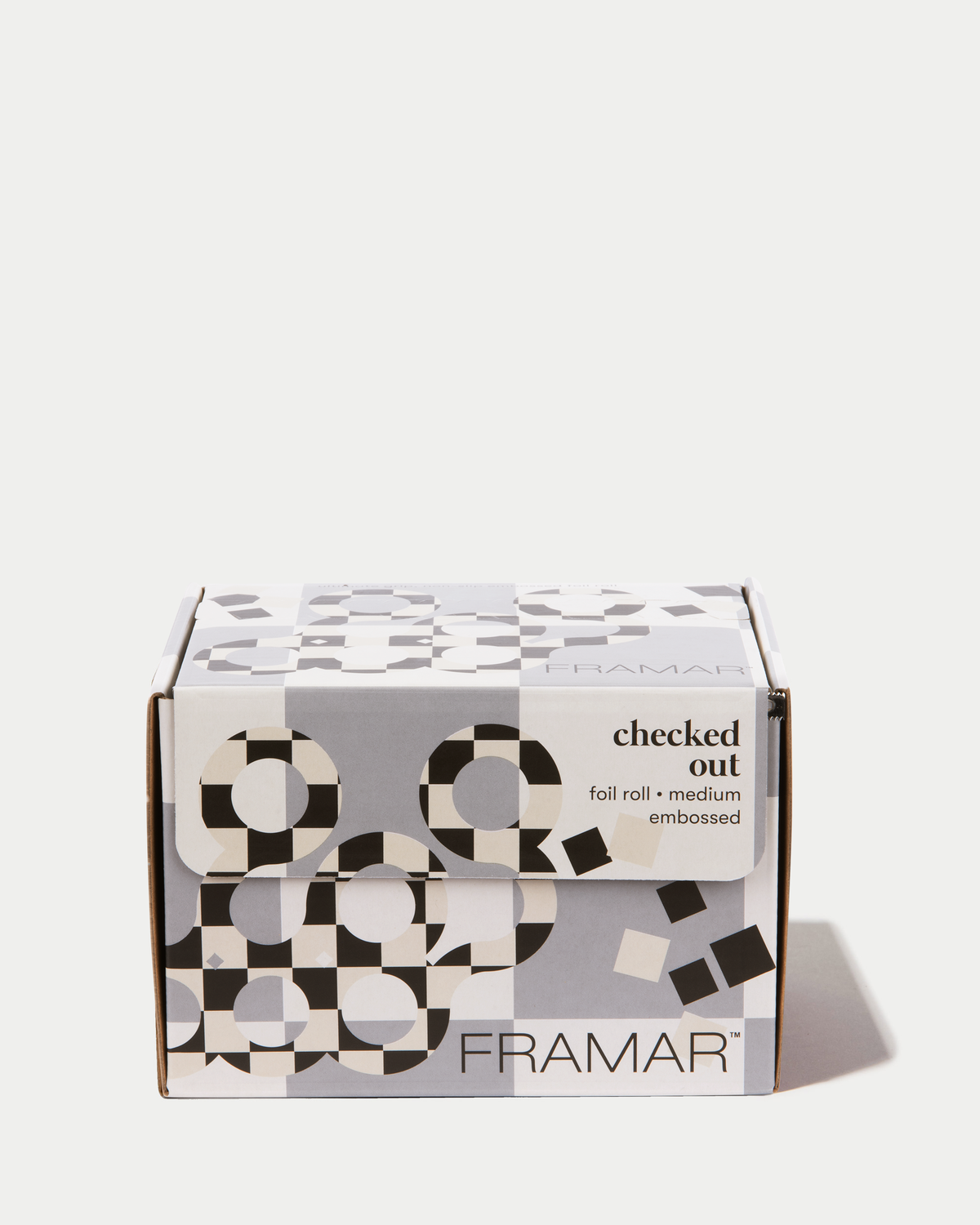Framar Checked Out embossed roll box