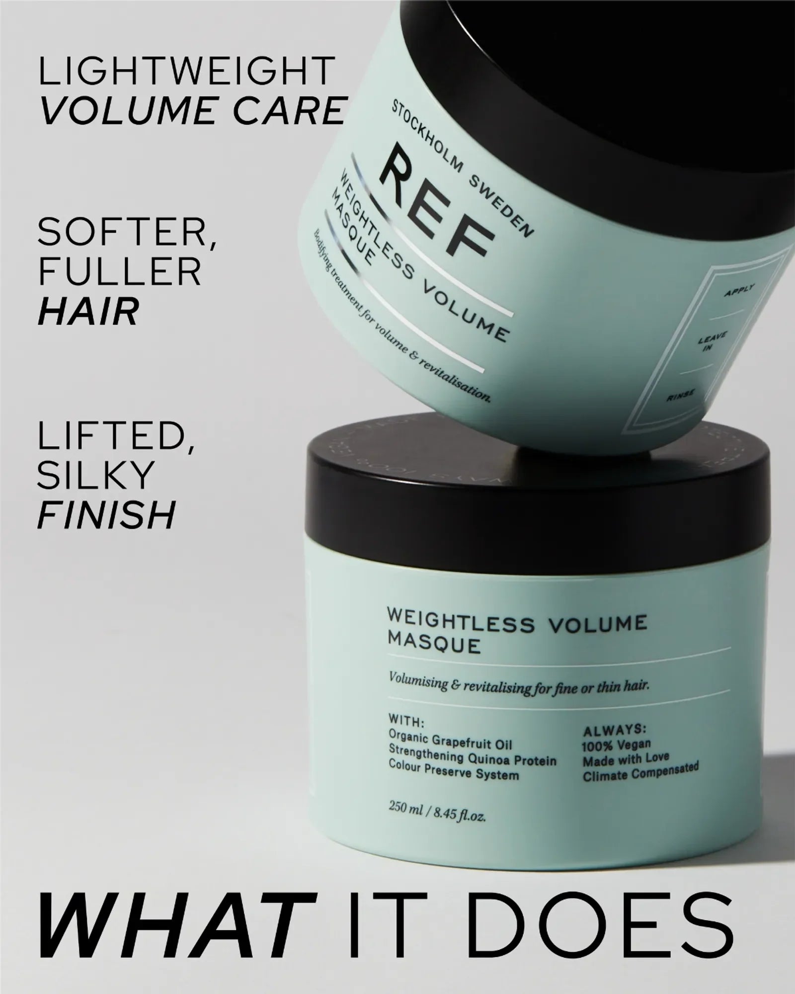 Ref Stockholm sweden - Weightless Volume Masque 250ml