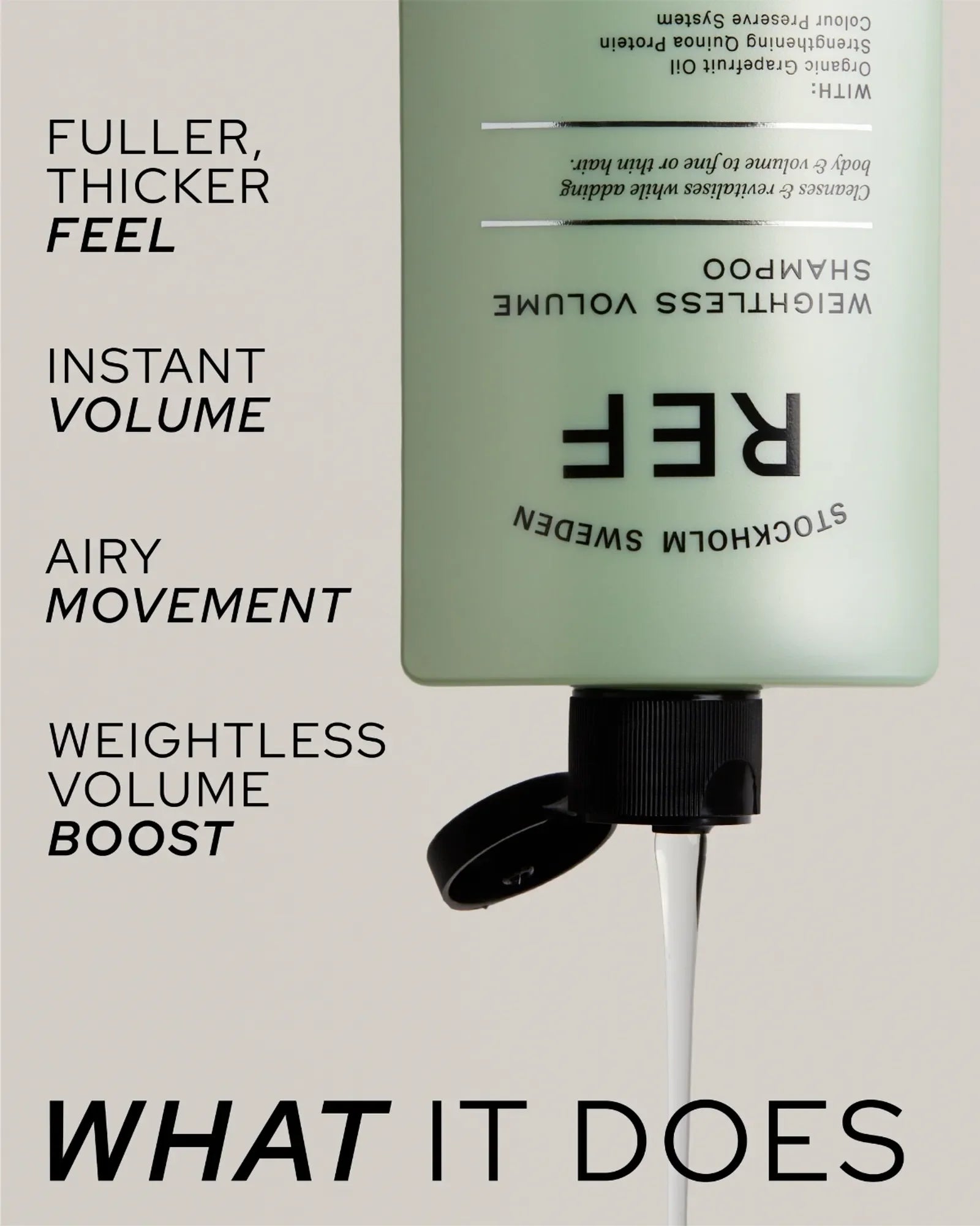 Ref Stockholm sweden - Weightless Volume Shampoo 1000ml