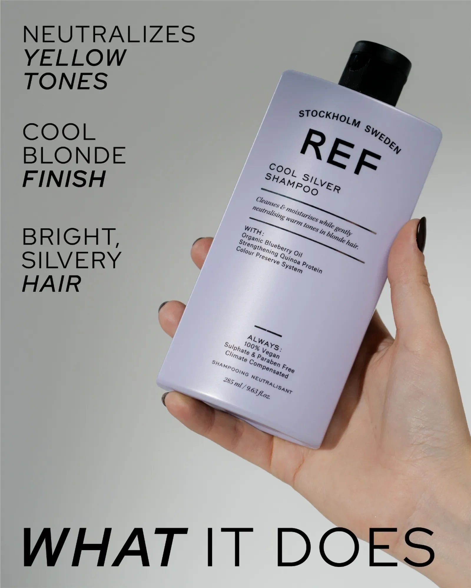 Ref Stockholm sweden - Ref Cool Silver Shampoo 285ml