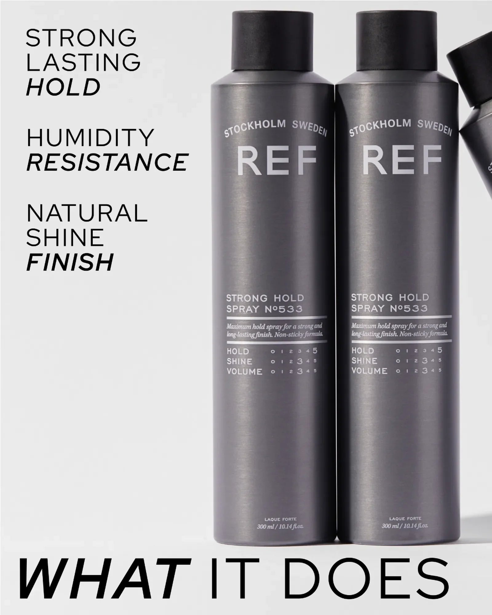 Ref Stockholm sweden - Strong Hold Spray 300ml