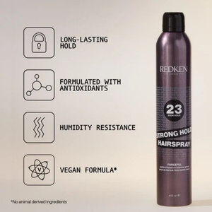 Redken - 23 Strong Hold Hairspray 400ml – benefits