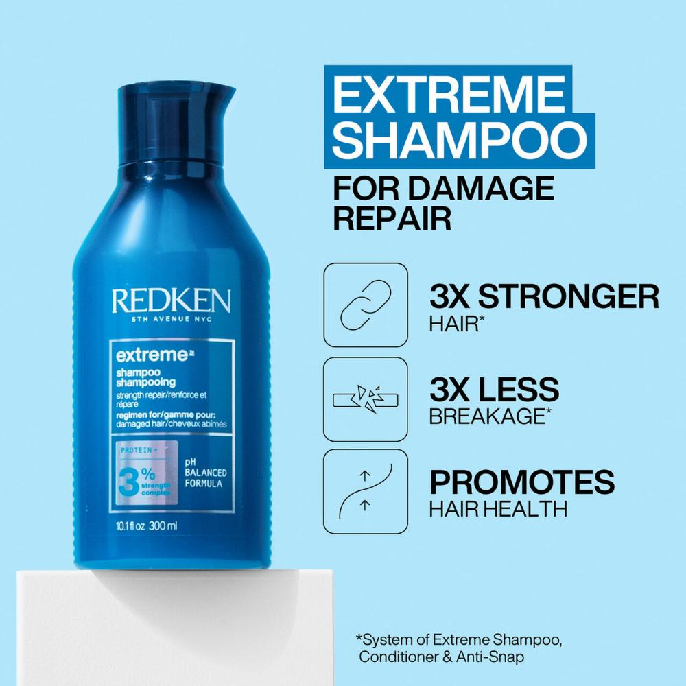 Redken - Extreme Shampoo, Conditioner & Mask Trio Bundle – Redken Extreme Shampoo 300ml (detail)