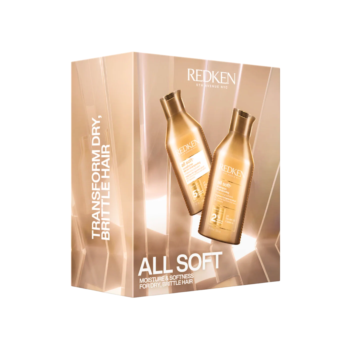Redken - All Soft Shampoo & Conditioner 300ml Duo – front of pack