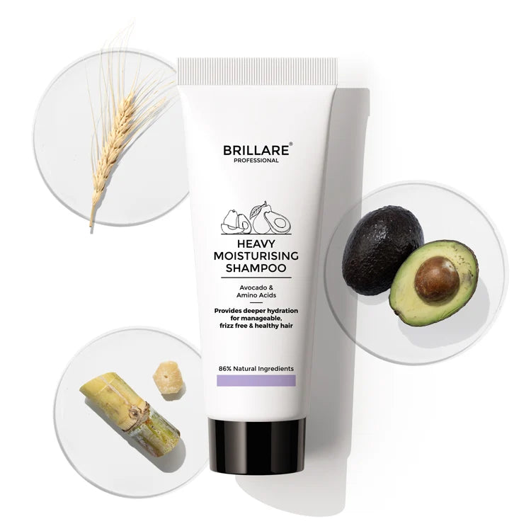 Brillare - Mini Heavy Moisturising Shampoo For Dry, Frizzy Hair 20ml
