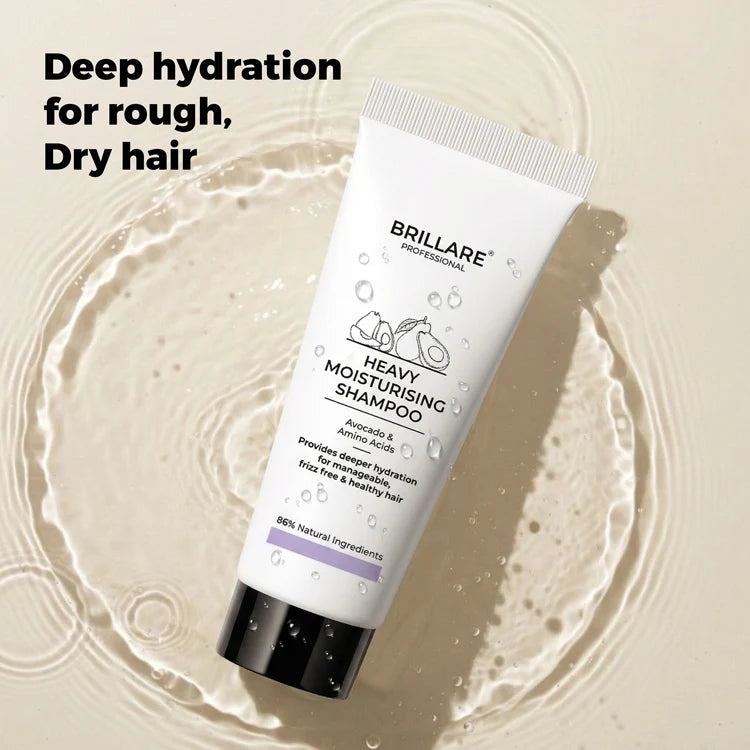 Brillare - Mini Heavy Moisturising Shampoo For Dry, Frizzy Hair 20ml
