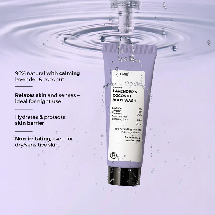 Brillare - Mini Lavender & Coconut Body Wash 20ml