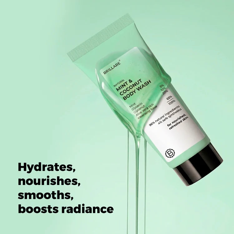 Brillare - Mini Mint & Coconut Body Wash 20ml