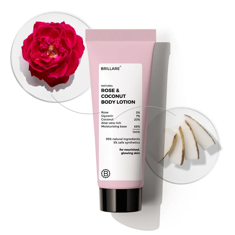 Brillare - Mini Rose & Coconut Body Lotion 20ml