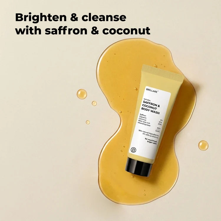 Brillare - Mini Saffron & Coconut Body Wash 20ml