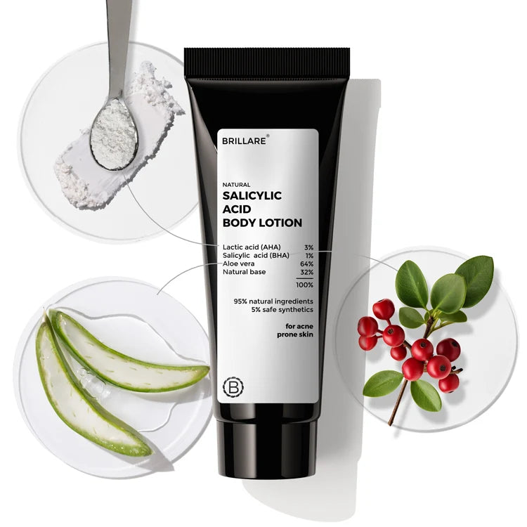 Brillare - Mini Salicylic Acid Body Lotion For Acne-Prone Skin 20ml