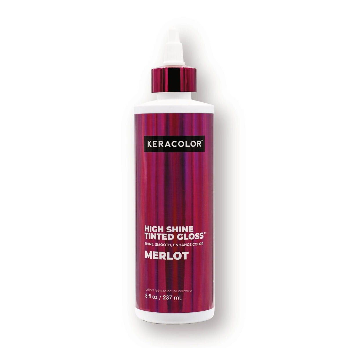 Keracolor - Merlot Color + Clenditioner & Tinted Gloss Duo Bundle – Keracolor High Shine Tinted Gloss Merlot 237ml